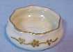 Lenox Belleek Open Salt with Gold Design & Trim